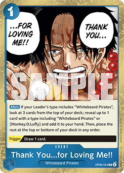 Thank You...for Loving Me!! (OP08-053) (Two Legends)