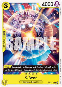 S-Bear (OP08-113) (Two Legends)