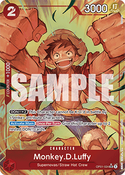 Monkey.D.Luffy (OP01-024) (V.2) (The Best)