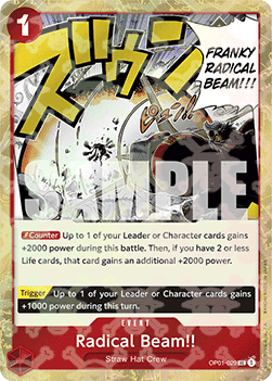 Radical Beam!! (OP01-029) (V.2) (The Best)