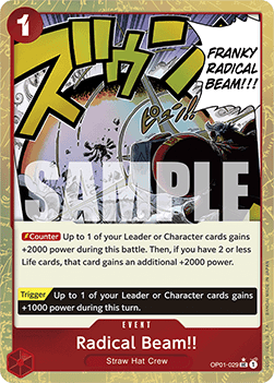 Radical Beam!! (OP01-029) (V.3) (The Best)