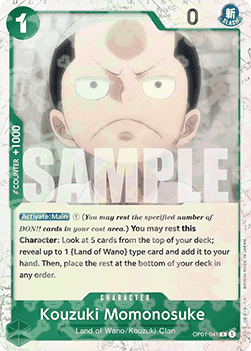 Kouzuki Momonosuke (OP01-041) (V.2) (The Best)