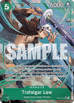 Trafalgar Law (OP01-047) (V.2) (The Best)