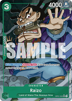 Raizo (OP01-052) (V.3) (The Best)
