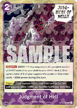 Judgment of Hell (OP02-089) (V.2) (The Best)