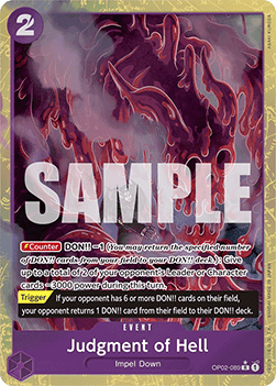 Judgment of Hell (OP02-089) (V.4) (The Best)