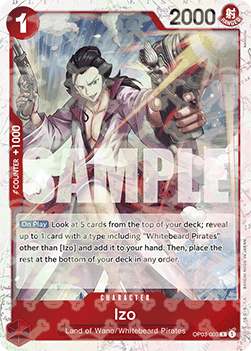 Izo (OP03-003) (V.2) (The Best)