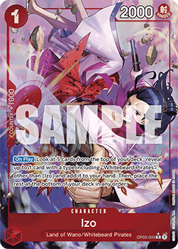 Izo (OP03-003) (V.4) (The Best)