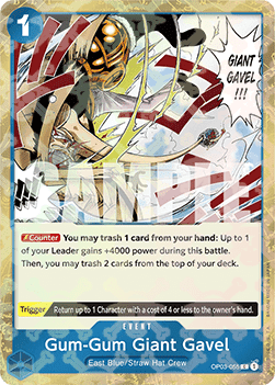 Gum-Gum Giant Gavel (OP03-055) (V.2) (The Best)