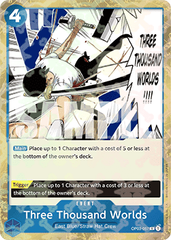 Three Thousand Worlds (OP03-057) (V.2) (The Best)