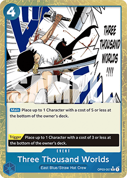 Three Thousand Worlds (OP03-057) (V.3) (The Best)