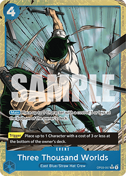 Three Thousand Worlds (OP03-057) (V.4) (The Best)