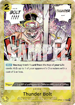 Thunder Bolt (OP03-121) (V.2) (The Best)