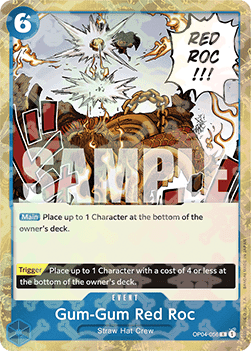 Gum-Gum Red Roc (OP04-056) (V.2) (The Best)