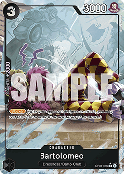 Bartolomeo (OP04-089) (V.3) (The Best)