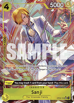 Sanji (OP04-104) (V.2) (The Best)