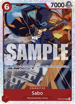 Sabo (OP05-007) (V.1) (The Best)