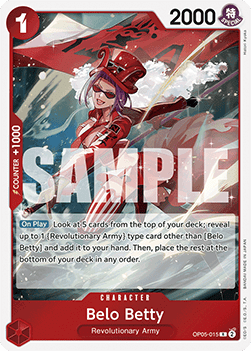 Belo Betty (OP05-015) (V.1) (The Best)
