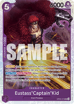 Eustass"Captain"Kid (OP05-074) (V.1) (The Best)