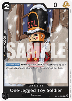 One-Legged Toy Soldier (OP05-081) (V.1) (The Best)