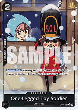 One-Legged Toy Soldier (OP05-081) (V.4) (The Best)
