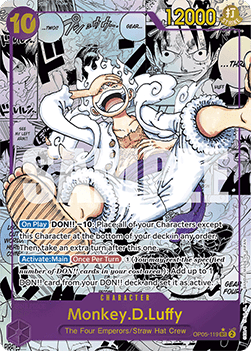 Monkey.D.Luffy (OP05-119) (V.3) (The Best)