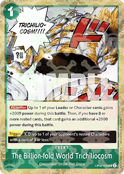 The Billion-fold World Trichiliocosm (OP06-038) (V.2) (The Best)