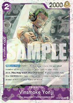 Vinsmoke Yonji (OP06-066) (V.2) (The Best)