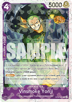 Vinsmoke Yonji (OP06-067) (V.2) (The Best)