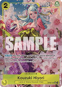 Kouzuki Hiyori (OP06-106) (V.2) (The Best)
