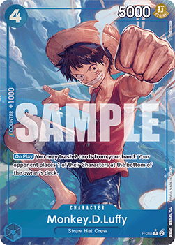 Monkey.D.Luffy (P-055) (V.3) (The Best)