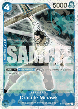 Dracule Mihawk (ST03-005) (V.2) (The Best)