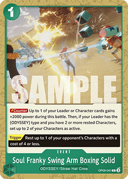 Soul Franky Swing Arm Boxing Solid (OP09-041) (Emperors in the New World)