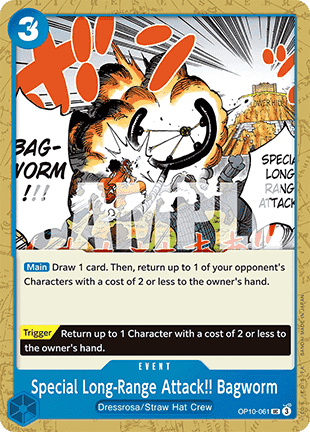 Special Long-Range Attack!! Bagworm (OP10-061) (Royal Blood)