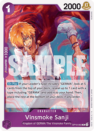 Vinsmoke Sanji (OP10-063) (Royal Blood)