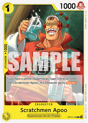Scratchmen Apoo (OP10-108) (Royal Blood)