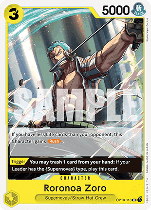 Roronoa Zoro (OP10-113) (Royal Blood)
