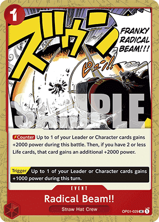 Radical Beam!! (OP01-029) (V.1) (The Best)