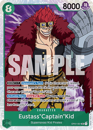 Eustass"Captain"Kid (OP01-051) (V.1) (The Best)