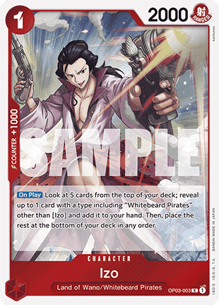 Izo (OP03-003) (V.1) (The Best)