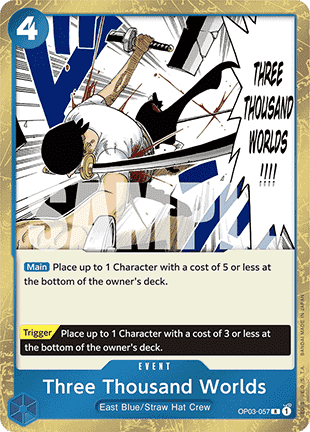 Three Thousand Worlds (OP03-057) (V.1) (The Best)