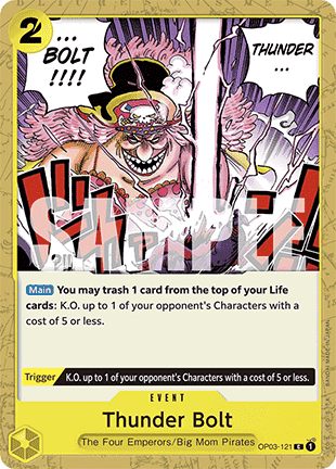 Thunder Bolt (OP03-121) (V.1) (The Best)
