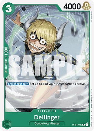 Dellinger (OP04-029) (V.1) (The Best)