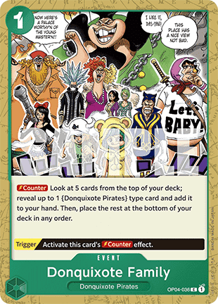 Donquixote Family (OP04-036) (V.1) (The Best)