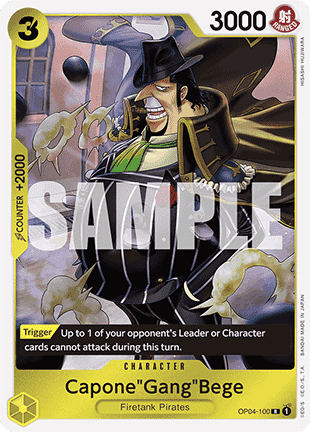 Capone"Gang"Bege" (OP04-100) (V.1) (The Best)