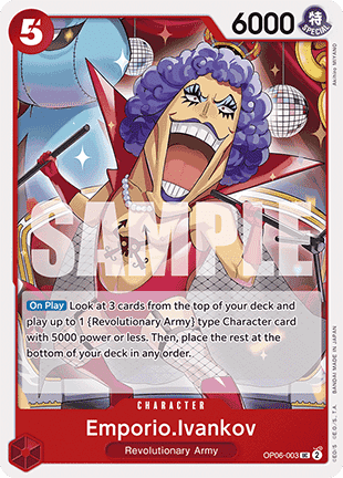 Emporio.Ivankov (OP06-003) (V.1) (The Best)