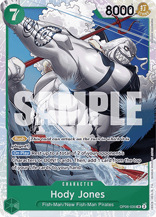Hody Jones (OP06-035) (V.1) (The Best)
