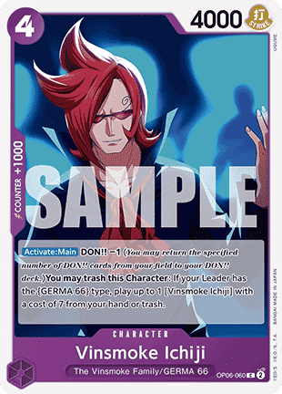 Vinsmoke Ichiji (OP06-060) (V.1) (The Best)