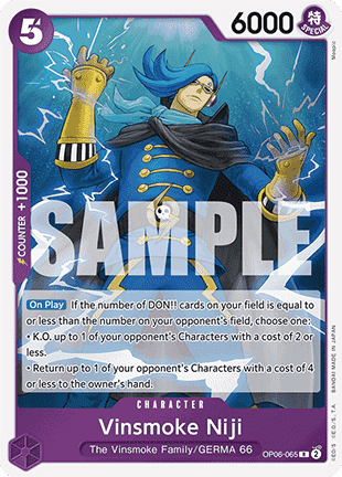 Vinsmoke Niji (OP06-065) (V.1) (The Best)
