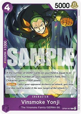 Vinsmoke Yonji (OP06-067) (V.1) (The Best)